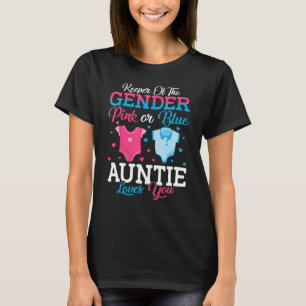 T-shirt Gardienne De La Tante De Genre Rose Ou Bleu Lo