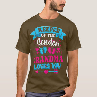 T-shirt Gardienne Du Sexe Grand-Mère Vous Aime Genre Réve