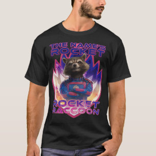 T-shirt Gardiens de la Galaxie 3 Les noms Rocket Raccoon