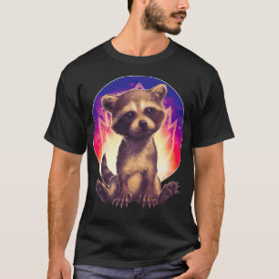 T-shirt Gardiens de la Galaxie Volume 3 Baby Rocket Racco