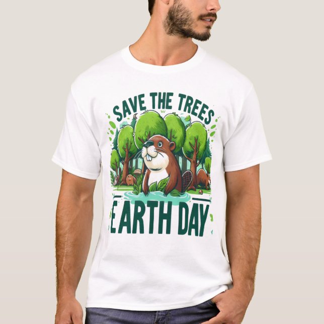 T-shirt Gardiens de la planète verte (Devant)