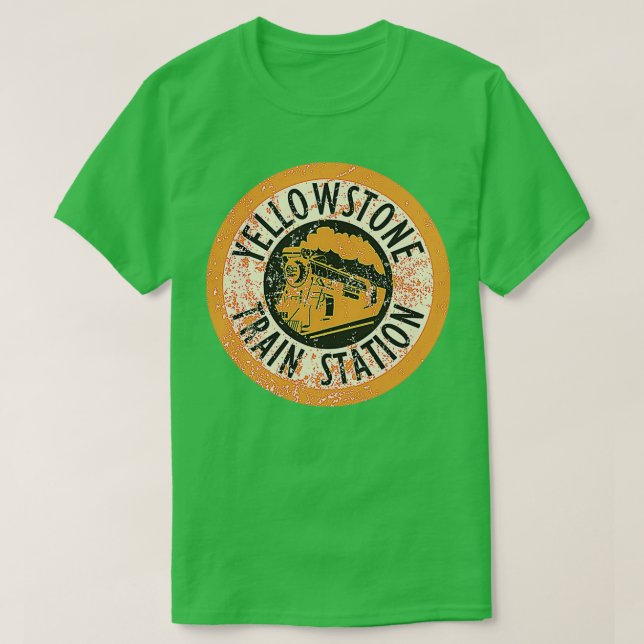 T-shirt Gare de Yellowstone (Design devant)
