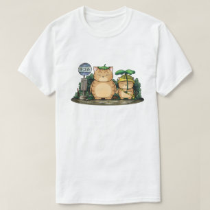 T-shirt Gare routière de My Neighbours Fat Cat Forest