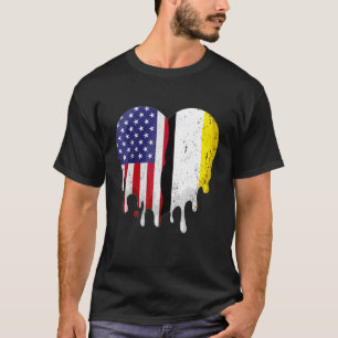 T-shirt Garifuna Patriot Américain Cultive Pays Fondu Il