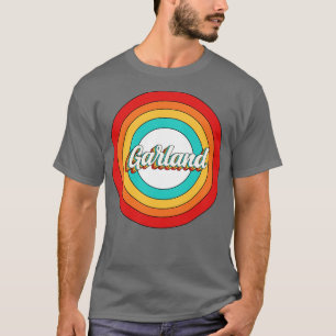 T-shirt Garland Nom Chemise Vintage Garland Circle