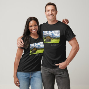 T-shirt Garmisch Partenkirchen Bavaria Alpes Panorama