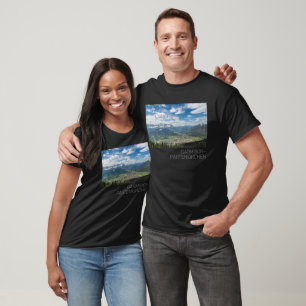 T-shirt Garmisch-Partenkirchen Bavaria Alpes Panorama Cade