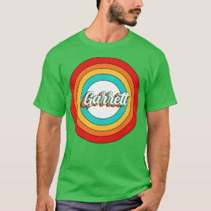 T-shirt Garrett Nom Chemise Vintage Garrett Cercle