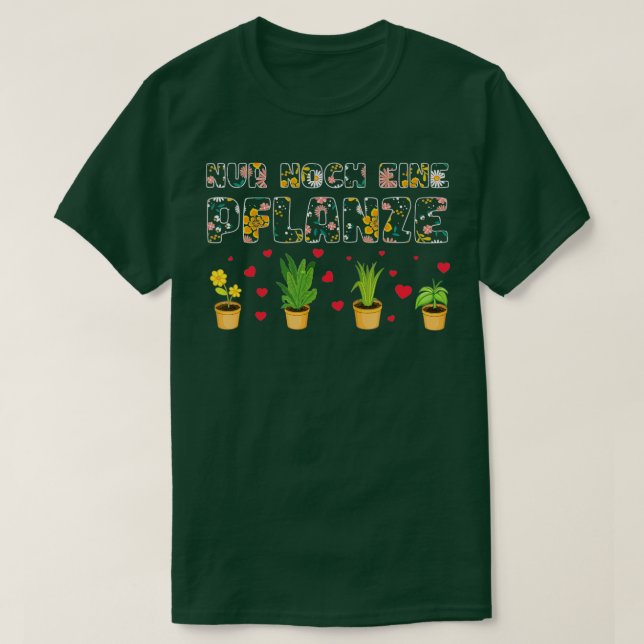 T-shirt Garten Nur Noch Ein Pflanzner Funny Hob (Design devant)
