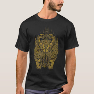 T-shirt Garuda Roi Des Oiseaux Dieu De L'Inde Hindou Dieu 