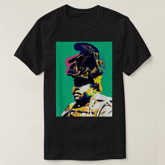 T-shirt Garvey Pan African Pop Art Marcus Black History St (Design devant)