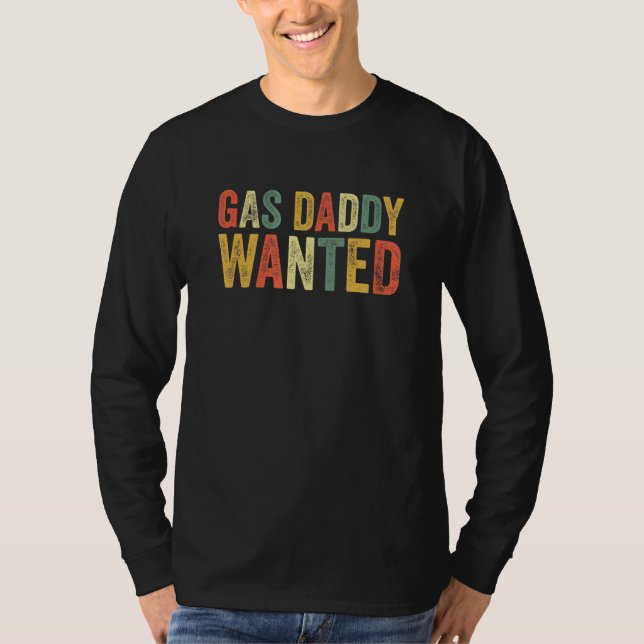 T-shirt Gas Papa Recherché Funny Prix de l'essence Joke Ex (Devant)