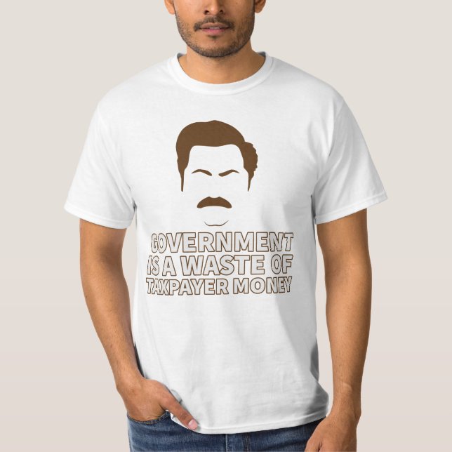 T-shirt Gaspillage d'argent (Devant)