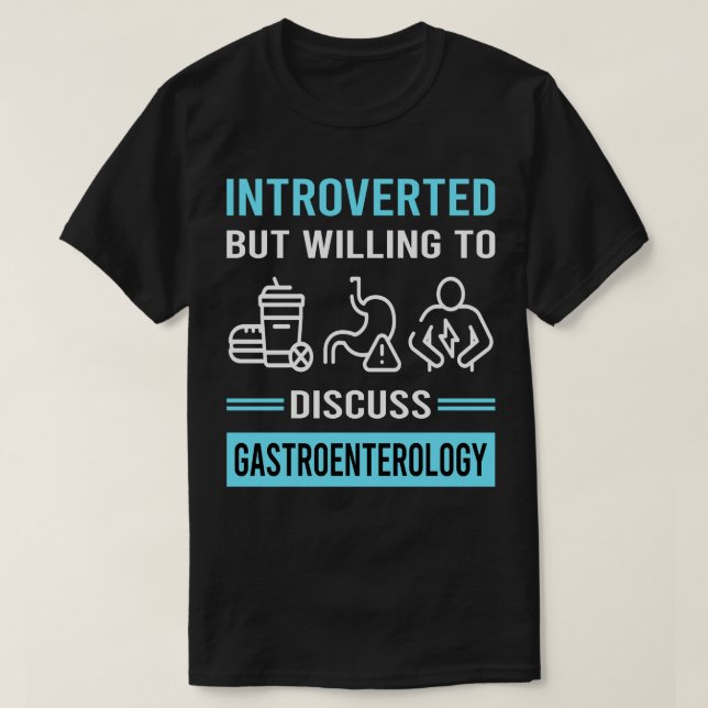 T-shirt Gastroentérologie introduite Gastroentérologue (Design devant)