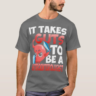 T-shirt Gastroentérologiste Il Faut Des Aiguilles Pour Êtr