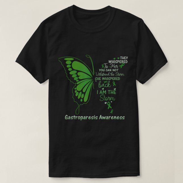 T-shirt Gastroparèse Je suis la tempête (Design devant)