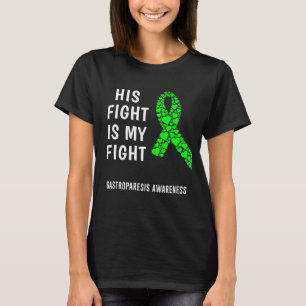 T-shirt Gastroparesis Son Combat Est Mon Combat