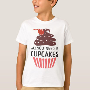 T-shirt Gâteau Amusant - Tout Ce Dont Vous Avez Besoin C'e