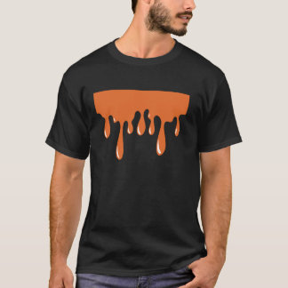 T-shirt Gâteau au chocolat orange Halloween Costume Hallow