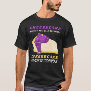 T-shirt Gâteau au fromage Gâteau au fromage comprend dess