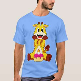 T-shirt Gâteau d'anniversaire Giraffe