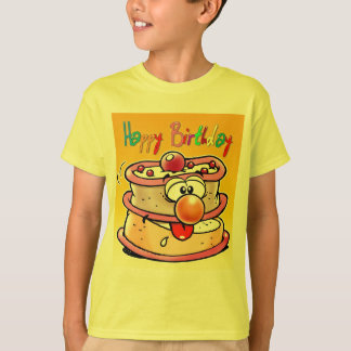 T-shirt Gâteau de joyeux anniversaire