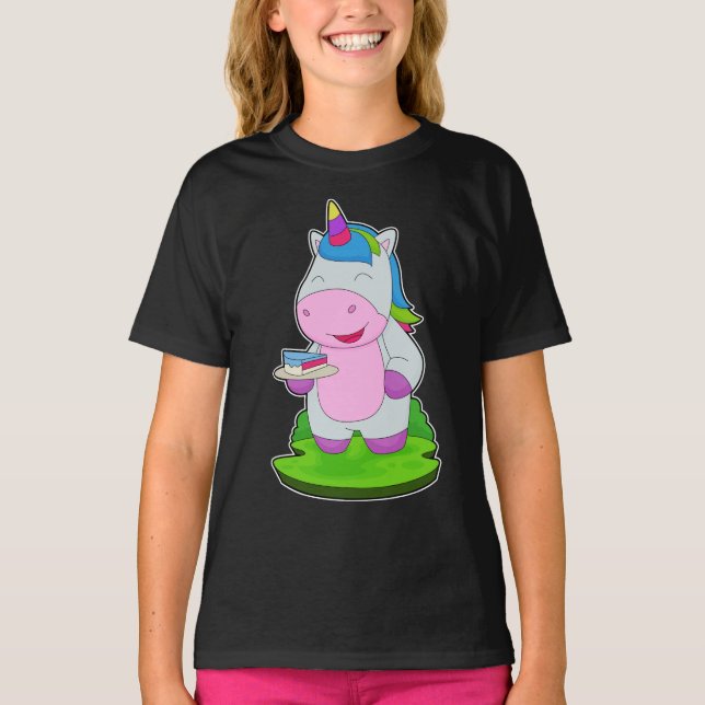 T-shirt Gâteau de licorne (Devant)