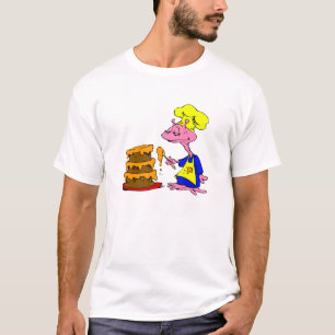 T-shirt Gâteau étranger de givrage