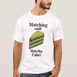 T-shirt Gâteau Matcha Nourriture Drôle