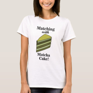 T-shirt Gâteau Matcha Nourriture Drôle