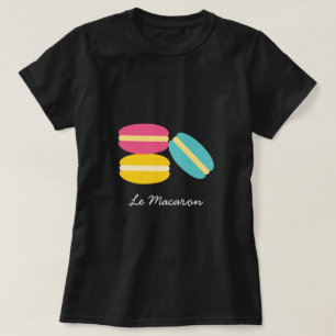 T-shirt Gâteaux colorés de macaron français