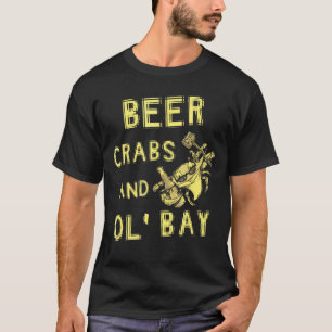 T-shirt Gâteaux De Crabe De Bière Et Ol Bay Maryland