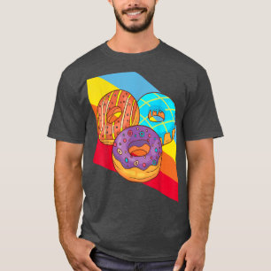 T-shirt Gâteaux Donuts Boulangerie Pâtissier Gâteau Nourri