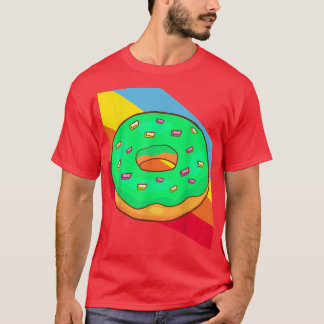 T-shirt Gâteaux Donuts Boulangerie Pâtissier Gâteau Nourri