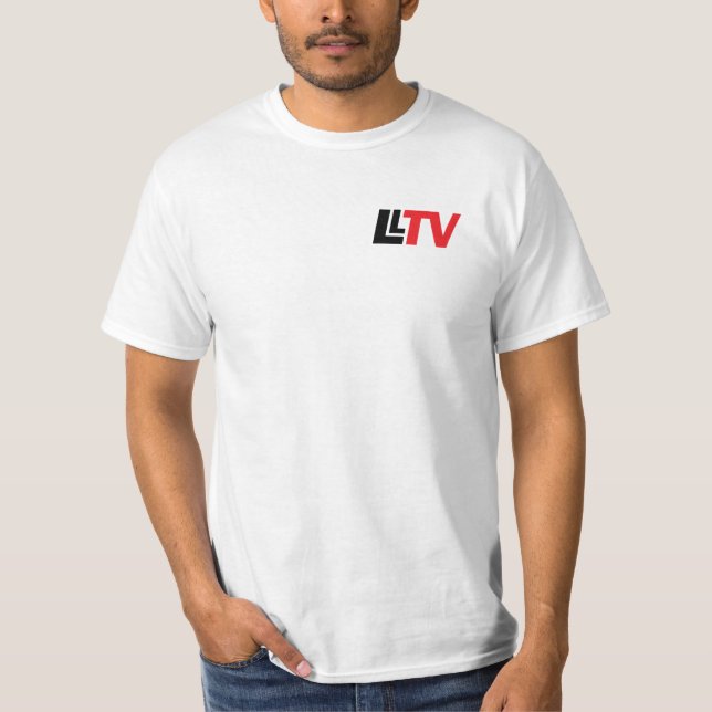 T-shirt gauche de la ruelle TV (Devant)