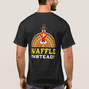 T-shirt gaufre au lieu Thanksgiving Pancake Black Friday P