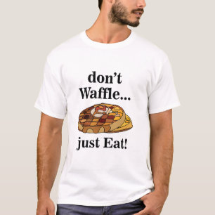 T-shirt Gaufres Nourriture Drôle