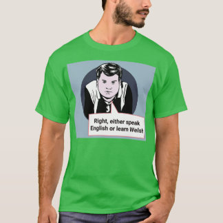 T-shirt Gavin et Stacey Art droit soit parler anglais ou