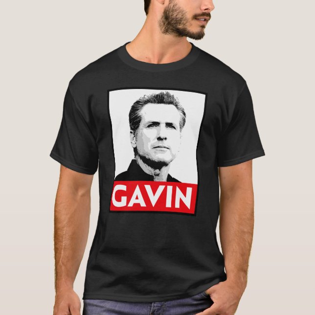 T-shirt Gavin Newsom (Devant)