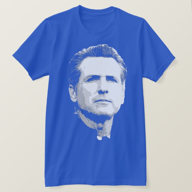 T-shirt Gavin Newsom (Design devant)