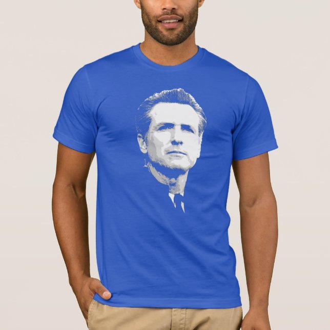 T-SHIRT GAVIN NEWSOM (Devant)
