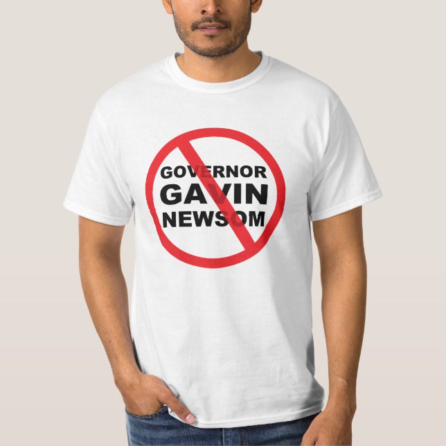T-shirt Gavin Newsom (Devant)