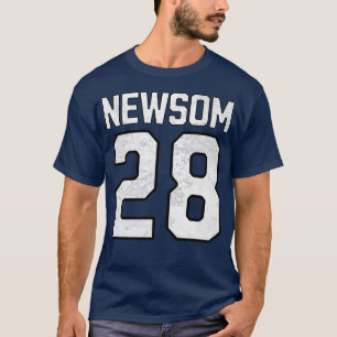 T-shirt Gavin Newsom 2028 Pour Président Numéro 28