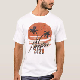 T-shirt Gavin Newsom 2028 Pour Président Palm Tree Sunset