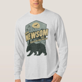 T-shirt Gavin Newsom 2028 Résister Protéger Défendre