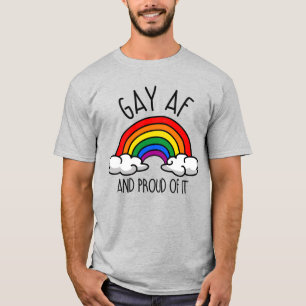 T-shirt GAY AF et fier de lui
