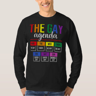 T-shirt Gay Agenda Pride Lgbt