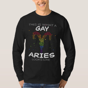 T-shirt Gay Aries Zodiac Lgbtq Gay pride Lgbt Pride Appare
