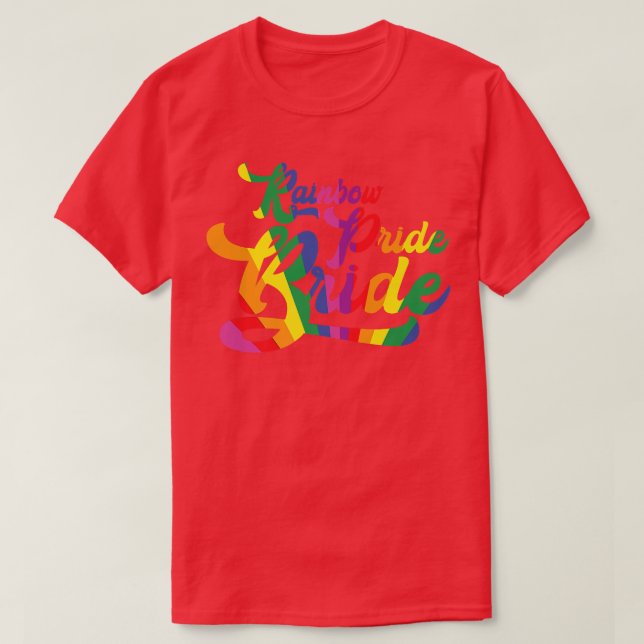 T-shirt Gay Bachelor Party Super Gay Rainbow Pride Brid (Design devant)