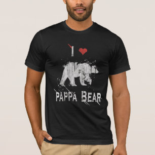 T-shirt Gay Bear Fierté affligée Amour Pappa Bear